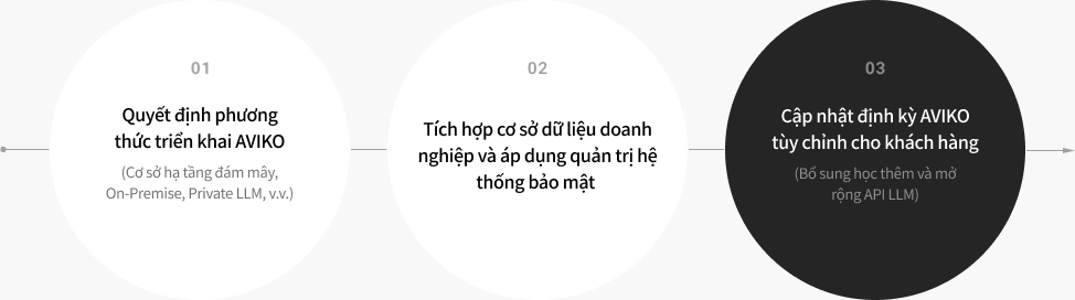 Decide AVIKO deployment, integrate secure DB, and regularly update with custom learning